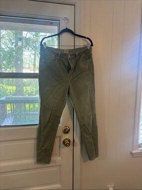 J crew Olive green skinny Jeans